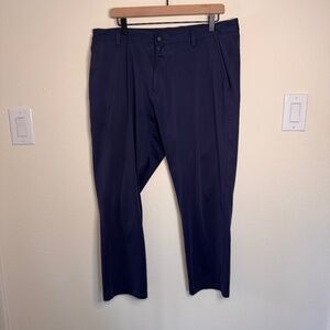 Rhone Performance Commuter Pants Men's Size 36 Blue Classic Stretch Business